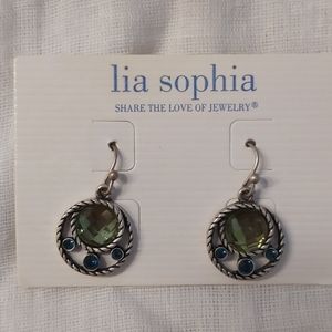 Lia Sophia bracelet and earring set